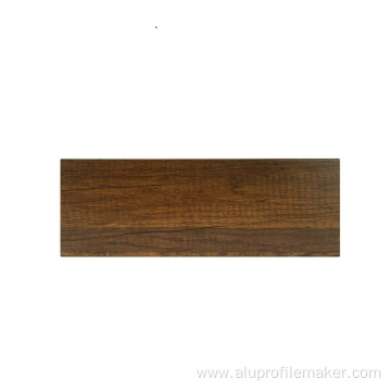 Indoor Wood Grain Treatment Aluminum Shutter Profiles